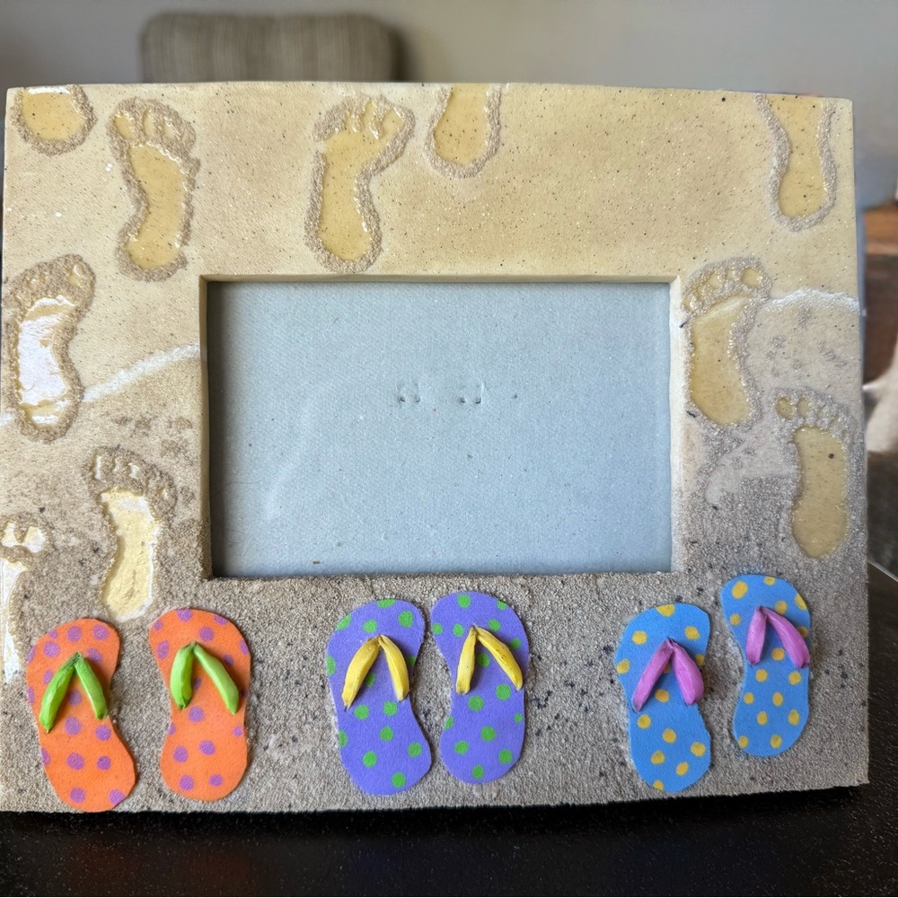 Furio 4x6 Sand and Flip Flops picture frame